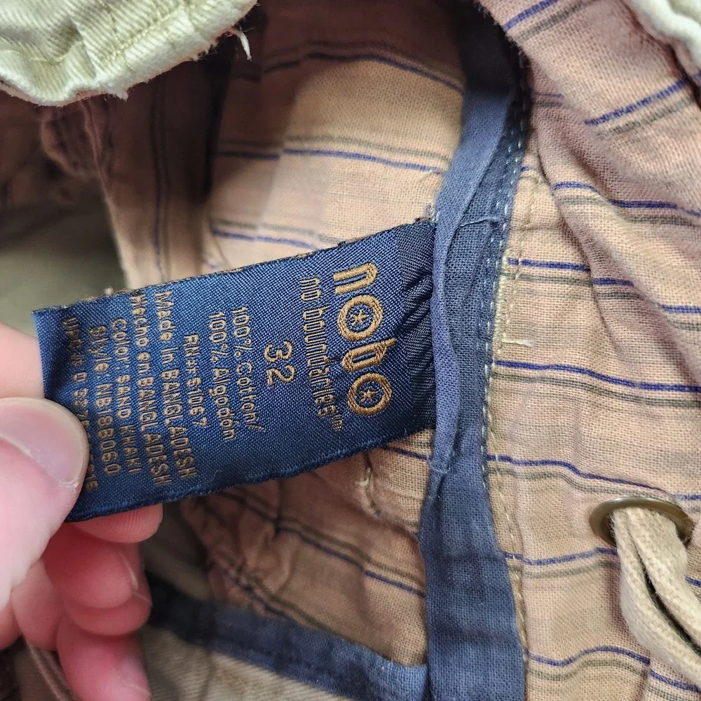Vintage No Boundaries Cargo Shorts Men 30 READ* Baggy Paratrooper Heavy‎ Cotton